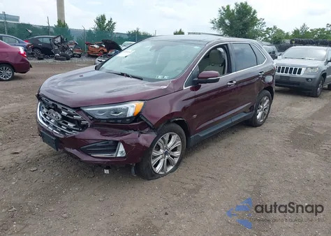 2020 Ford Edge Titanium z USA, uszkodzony, nr VIN 2FMPK4K99LBB49923